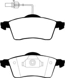 EBC 00 Volkswagen Eurovan 2.8 (ATE) with Wear Leads Greenstuff Front Brake Pads - DP61398