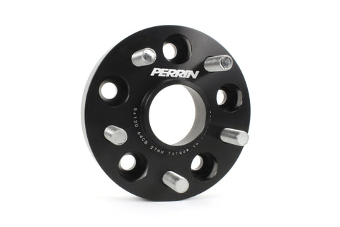 PERRIN 17-18 Honda Civic Type R 64.1mm Hub 5x120 27mm Wheel Spacers (One Pair) - PHP-WHL-027BK