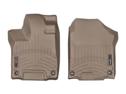 WeatherTech 2016+ Honda Pilot Front FloorLiner - Tan - 458391