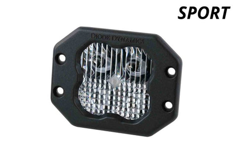 Diode Dynamics SS3 LED Pod Sport - White SAE Fog Flush (Single) - DD6202S