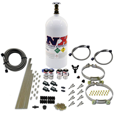Nitrous Express Mainline Direct Port Low Press Nitrous Kit w/10lb Bottle - ML4000