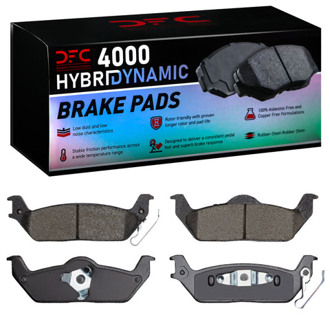 DFC 04-11 Lincoln Mark LT Rear 4000 Hybridynamic Brake Pads - 4000-1012-00