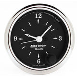Autometer 52.4mm Clock Quartz Movement w/ Second Hand Gauge - 1785