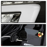 Spyder 13-16 Audi A4 4DR LED Tail Lights LED Clear Reverse Lights - Black ALT-YD-AA413-SEQ-BK - 5087171