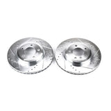 Power Stop 01-06 BMW 330Ci Front Evolution Drilled & Slotted Rotors - Pair - EBR653XPR