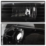 xTune Chevy Tahoe 00-06 Amber Crystal Headlights Black HD-JH-CSIL99-BK - 5064240