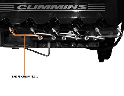 Fleece Performance 07.5-18 Dodge Ram 2500/3500 6.7L Cummins Fuel Injection Line (1) - FPE-FL-CUMM-6.7-1
