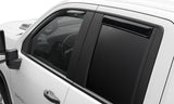 AVS 2019 Chevrolet Silverado 1500 Crew Cab Pickup Ventvisor In-Channel 4pc - Smoke - 194805
