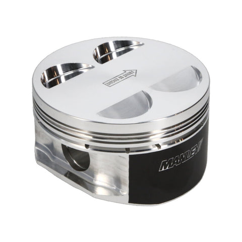 Manley Nissan GT-R 3.8L VR38DETT 99mm Bore 9.8:1 CR -2cc Dish Extreme Duty Piston Set w/ Rings - 634010CE-6