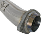 aFe Twisted Steel 2in Stainless Steel Loop Delete Down-Pipe 2018+ Jeep Wrangler (JL) V6 3.6L - 48-48024