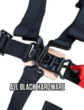 PRP 4.2 Harness with Latch / Link Lap Belt- Black - SB4.2LL
