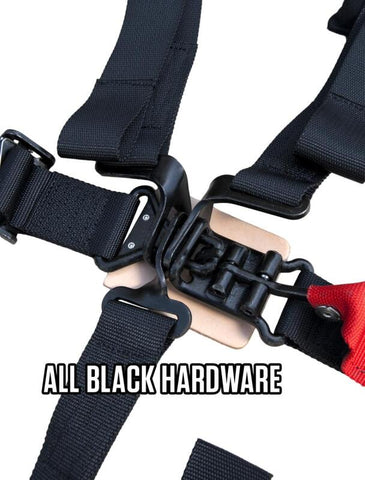 PRP 4.2 Harness with Latch / Link Lap Belt- Black - SB4.2LL