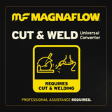 Magnaflow Conv Univ 2.50 OEM Angled O2 - 52326