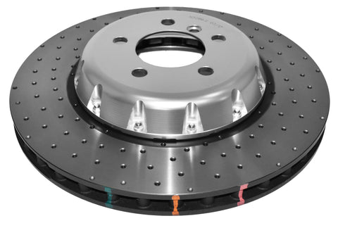 DBA 18-20 BMW M240i xDrive M Perf (w/370mm Front Rotor) Front 5000 Series Drilled Rotor w/Silver Hat - 52286SLVXD