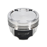 Manley 08+ Mitsubishi 4B11T 86mm STD -11cc Dome 9.0:1 CR Turbo Tuff Series Piston Set w/ Rings - 624200CE-4