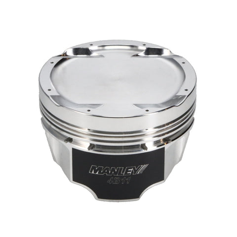 Manley 08+ Mitsubishi 4B11T 86mm STD -11cc Dome 9.0:1 CR Turbo Tuff Series Piston Set w/ Rings - 624200CE-4