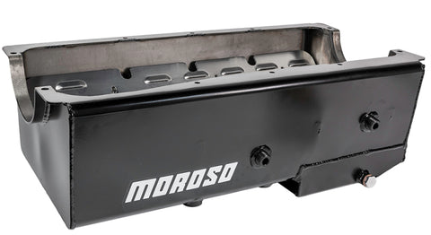 Moroso Ford 429-460 (w/Box Sump) Drag Race Wet Sump 9qt 7-7/8in Steel Oil Pan - 20616