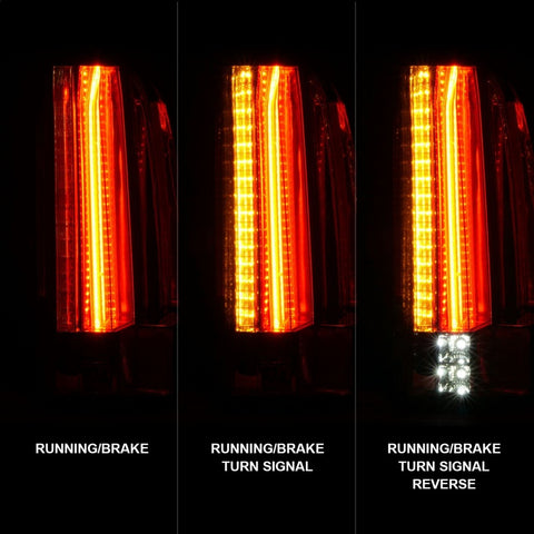 ANZO 2015-2017 GMC Yukon/Yukon XL LED Taillights Black - 311275