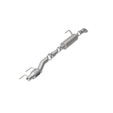 MagnaFlow Cat-Back, SS, 2.5/3in, Turn Down In Front Rear Tire 2015 Ford F150 2.7L V6T Ext Cab - 19056