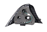 ANZO 2004-2005 Honda Civic LED Taillights Black - 321035