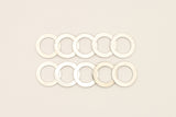 DeatschWerks -4 AN Aluminum Crush Washer (Pack of 10) - 6-02-0301