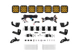 Diode Dynamics Prinsu/Sherpa Roof Racks-SS5 7-Pod CrossLink Mounting Kit - Pro Yellow Driving - DD7831