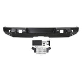 Westin 18-19 Jeep Wrangler JL WJ2 Rear Bumper w/ Sensors (Excl. Wrangler JK) - Textured Black - 59-82045