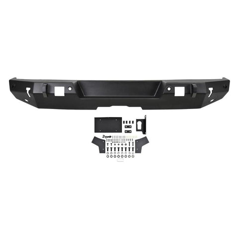 Westin 18-19 Jeep Wrangler JL WJ2 Rear Bumper w/ Sensors (Excl. Wrangler JK) - Textured Black - 59-82045