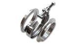 Vibrant T304 SS V-Band Flange Assembly for 1.75in O.D. Tubing incl 2 V-Band flanges & 1 V-Band Clamp - 1487