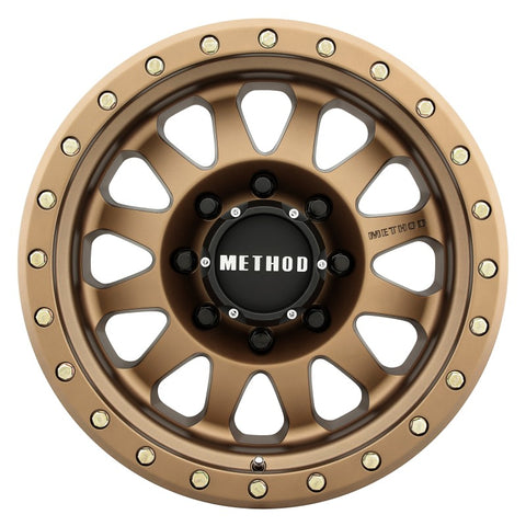 Method MR304 Double Standard 17x8.5 0mm Offset 8x170 130.81mm CB Method Bronze Wheel - MR30478587900