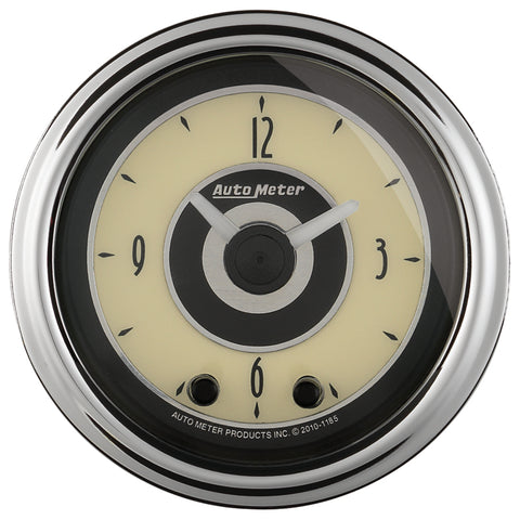 AutoMeter Gauge Clock 2-1/16in. 12HR Analog Cruiser Ad - 1184