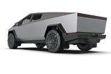 Rally Armor 24-26 Tesla Cybertruck Black UR Mud Flap Metallic Black Logo - MF112-UR-BLK-MBK