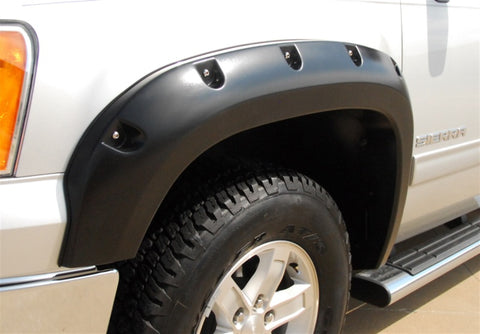 Lund 07-13 GMC Sierra 1500 RX-Rivet Style Smooth Elite Series Fender Flares - Black (4 Pc.) - RX109S