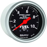 AutoMeter Gauge Fuel Pressure 2-1/16in. 1.0Kg/Cm2 Mechanical Sport-Comp - 3311-J