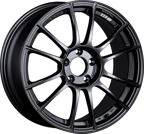 SSR GTX04 18x8.5 5x100 44mm Offset Dark Gunmetal Wheel - XF18850+4405CDG