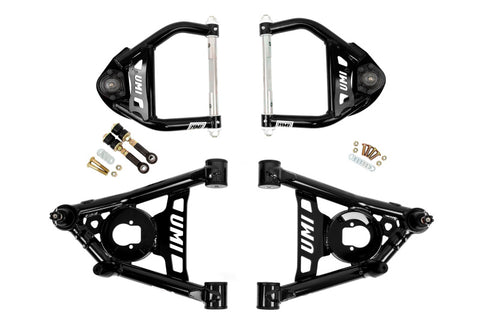 UMI Performance 64-72 GM A-Body Front A-arm Kit 1/2in taller upper ball joints - 403133-1-B
