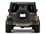 Raxiom 07-18 Jeep Wrangler JK Axial Series License Plate Bracket w/ LED Brake Light - J132759