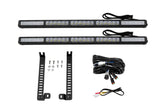 Diode Dynamics 14-19 Toyota 4Runner SS30 Dual Stealth Lightbar Kit - Amber Combo - DD6765