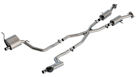 Borla 14-20 Jeep Grand Cherokee High Altitude/Summit 3.6L V6 2/4WD 2.25in S-Type Cat-back - 140836