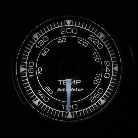 Autometer Chrono 2-1/16in 120-280 Degree Temperature Gauge - 8154