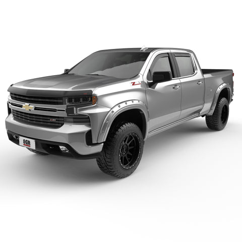 EGR 2019 Chevy 1500 Color Match Style Fender Flare - Set - Switchblade Silver - 791694-GAN