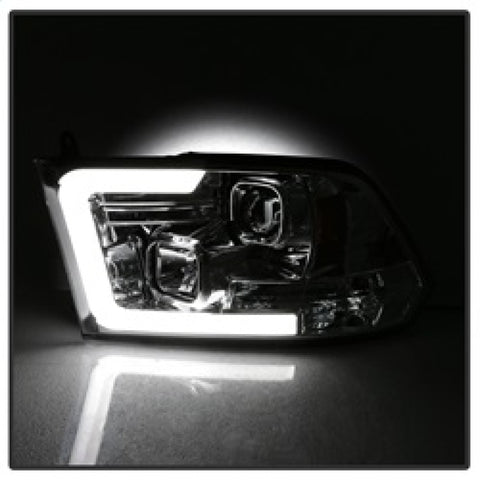 Spyder 09-16 Dodge Ram 1500 V2 Projector Headlights - Halogen - DRL - Chrome (PRO-YD-DR09V2-LBDRL-C) - 5084828