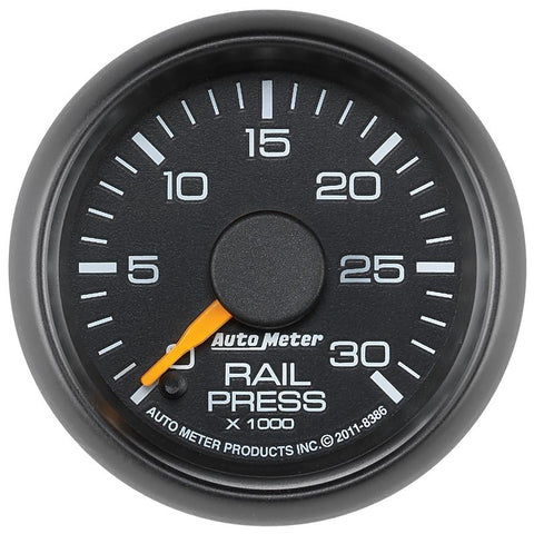 Autometer Factory Match 52.4mm Digital Stepper Motor 0-30,000 PSI Diesel Fuel Rail Pressure Gauge - 8386