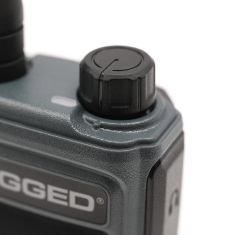 Rugged Radios Waterproof GMRS Handheld Radio with NOAA Alerts - FM Radio - GMR5-X