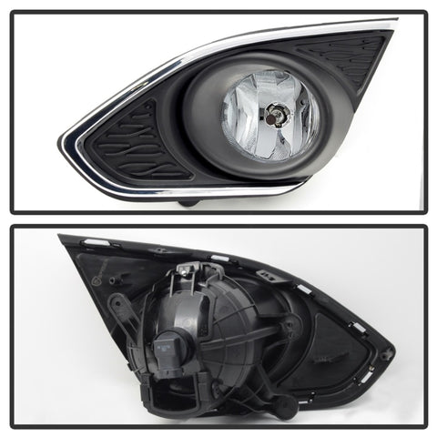 Spyder Chevy Spark 2013-2015 OEM Fog Light W/Universal Switch- Clear FL-CSPA2013-C - 5080288