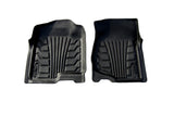 Lund 15-17 Chevy Silverado 2500 Crew Cab Catch-It Floormat Front Floor Liner - Black (2 Pc.) - 283111-B