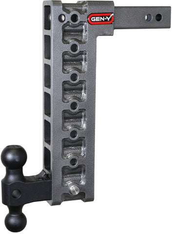 Gen-Y Mega Duty 2in Shank 15in Drop 2K TW 16K Hitch w/GH-051 Dual-Ball/GH-0100 Stabilizer Kit - GH-517