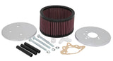 K&N Custom Round Racing Assembly Red 5.875in OD x 3.25in Height - 56-1622