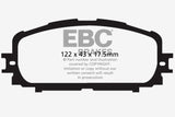 EBC 12+ Toyota Yaris 1.5 Ultimax2 Front Brake Pads - UD1628