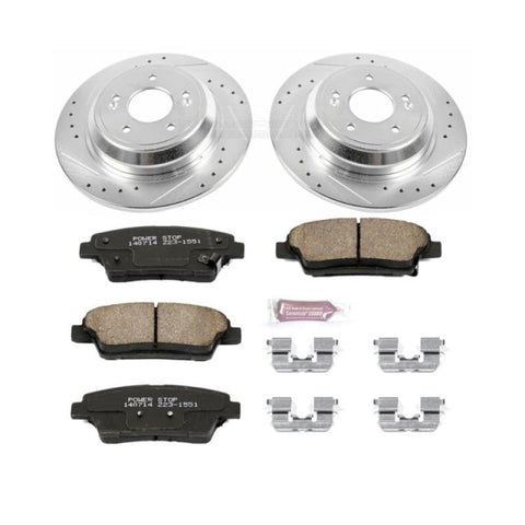 Power Stop 17-18 Genesis G80 Rear Z23 Evolution Sport Brake Kit - K5848
